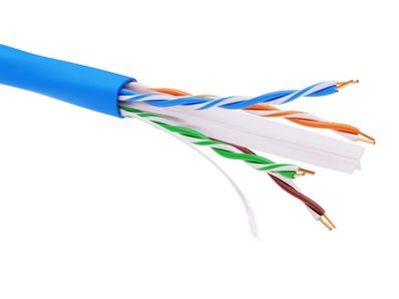 Информационный кабель неэкранированный U/UTP 4х2 CAT6, LSZH, синий | RN6UULS3BL | DKC — DKC (ДКС)