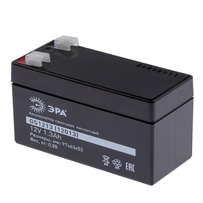 Аккумулятор GS1213 (Cвинцово-кислотный 12V 1,3) (20/900) | Б0050076 | ЭРА — ЭРА (Энергия света)