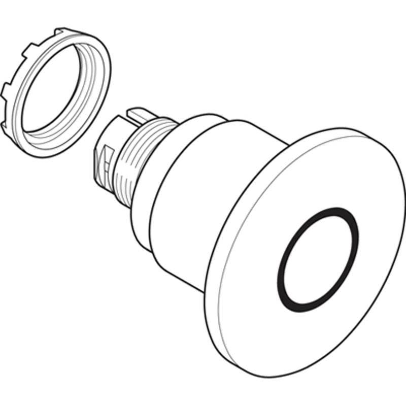 Кнопка MPMP4-10R ГРИБОК красная (только корпус) с усиленной фикс ацией 60мм отпускание вытягиванием | 1SFA611514R1001 | ABB — ABB