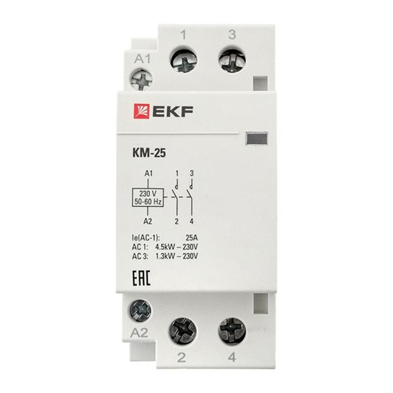 Контактор модульный КМ 25А 2NО (2 мод.) EKF PROxima | km-2-25-20 | EKF — миниатюра 7