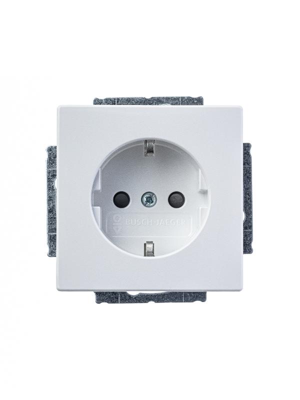 Розетка SCHUKO 16А 250В с защ. Шт., серия solo/future, цвет davos/альпийский белый | 2013-0-5372  | 2CKA002013A5372 | ABB — миниатюра 4