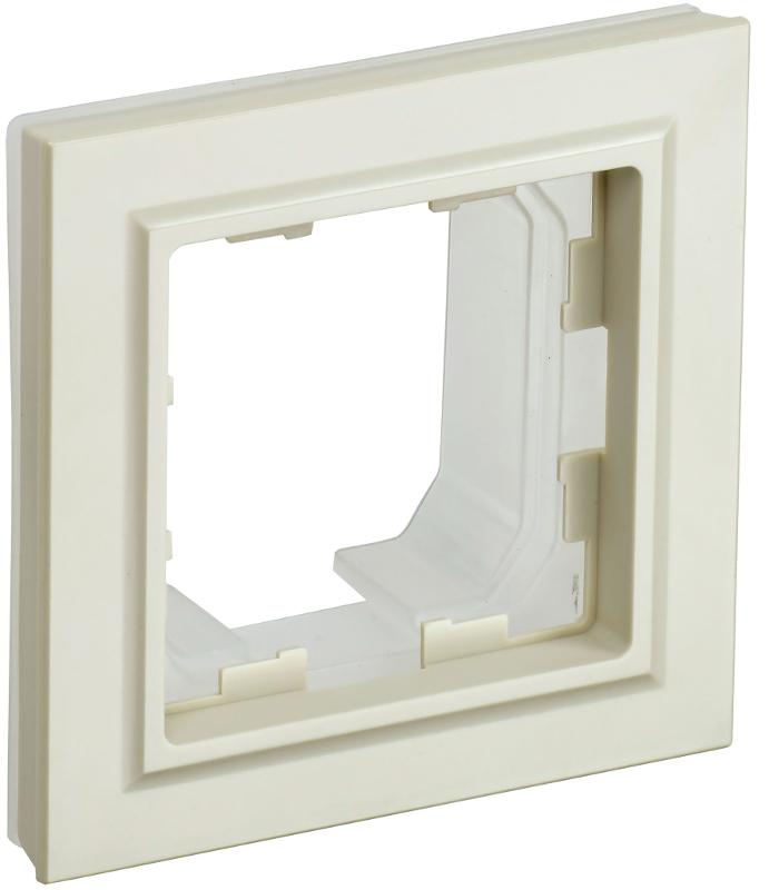 BRITE Рамка 1-ая IP44 РУ-1-БрКр-44 бежевый | BR-M12-44-K10 | IEK — IEK (ИЭК)