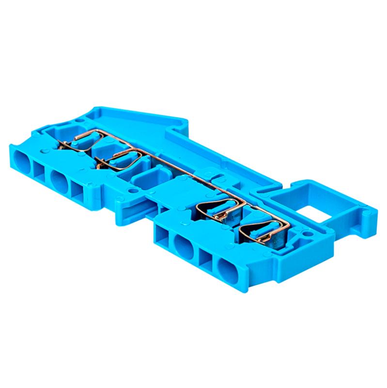 Колодка клеммная пружинная JXB-ST-2.5 28А 4 вывода синяя EKF PROxima | plc-jxb-st-2.5-4-blue | EKF — миниатюра 8