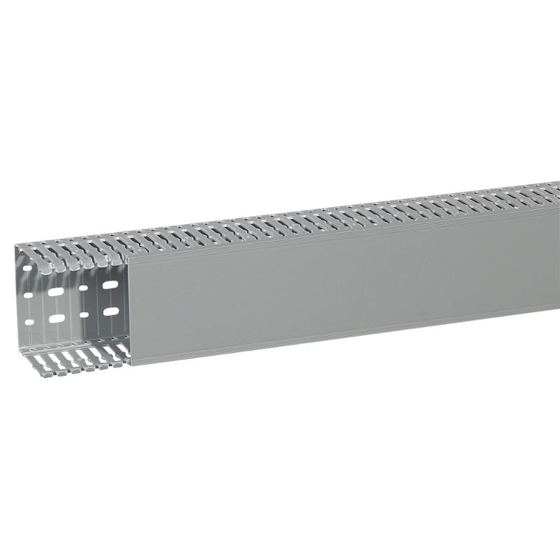 Кабель-канал (крышка + основание) Transcab - 100x80 мм - серый RAL 7030 | 636121 | Legrand — Legrand