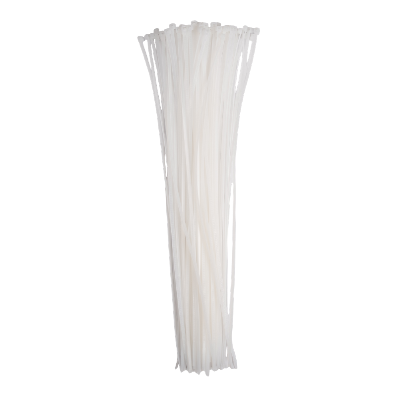 Кабельный коннектор PCT 4,8x450-100WH PA6.6 (100 шт/уп) | .5054127 | Jazzway — Jazzway