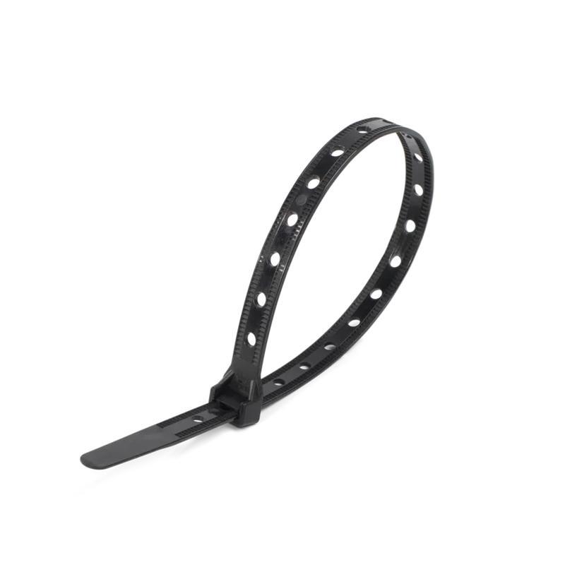 Стяжки нейлоновые КСО"Multihole" 10*280 (ч) (100 шт.) | 81157 | Fortisflex — Fortisflex