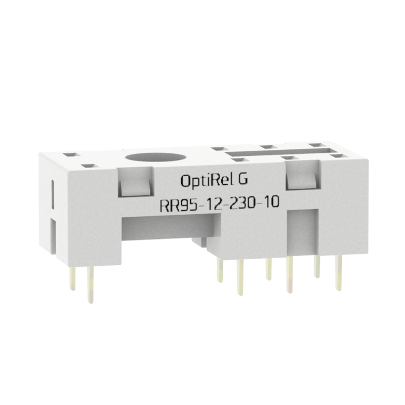 Розетка для реле OptiRel G RR95-12-230-10| 281174 | КЭАЗ — КЭАЗ (Курский электроаппаратный завод)