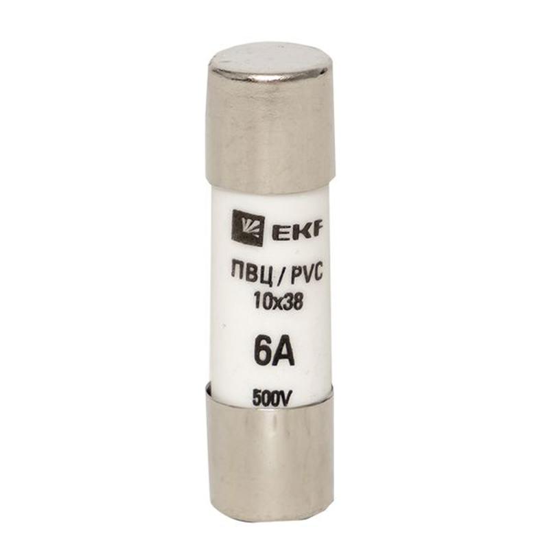 Плавкая вставка цилиндрическая ПВЦ (10х38) 6А | pvc-10x38-6 | EKF — миниатюра 3