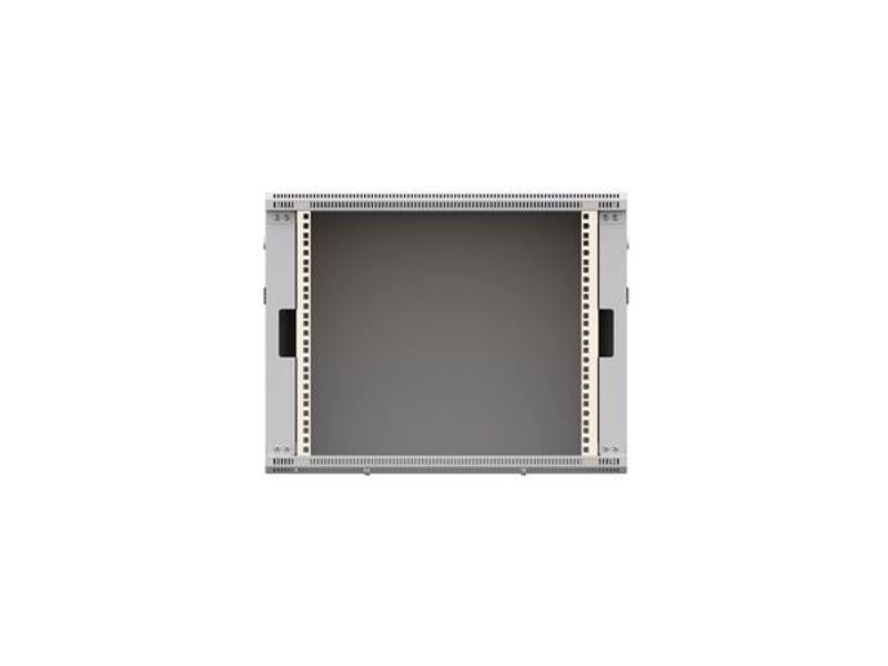 Шкаф настенный 19" TERACOM PRO 9U 600х450 мм дверь стеклянная с замком-ручкой серый | TRP-WLL-0964-40G | EKF — миниатюра 5