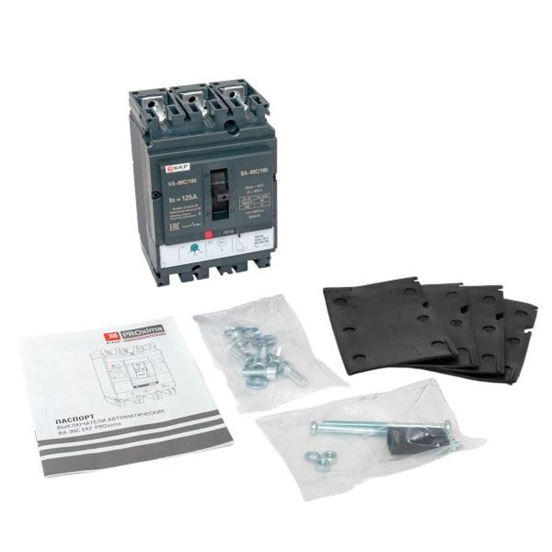 Выключатель автоматический ВА-99C (Compact NS) 160/125А 3P 36кА EKF PROxima | mccb99C-160-125 | EKF — миниатюра 16