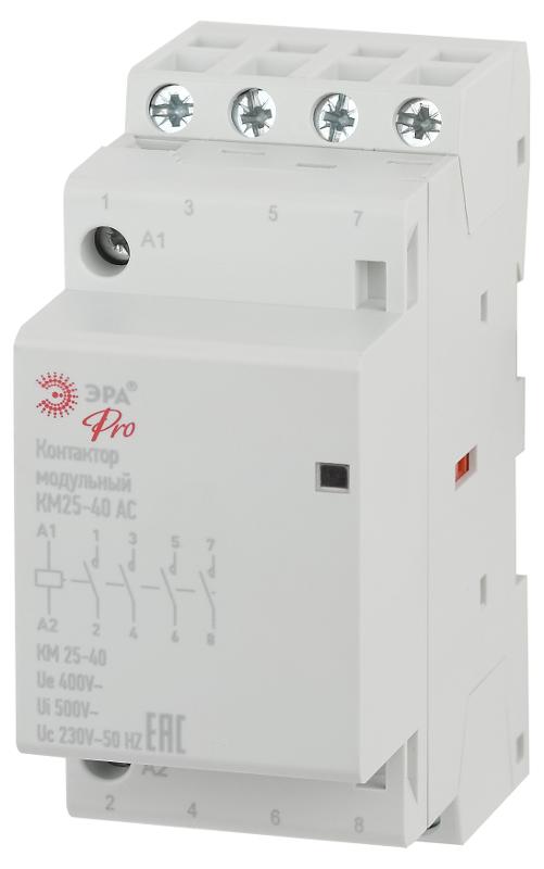 Контактор модульный NO-902-292 Pro-298 КМ25-40 AC (6/30/1080) | Б0049163 | ЭРА — миниатюра 1