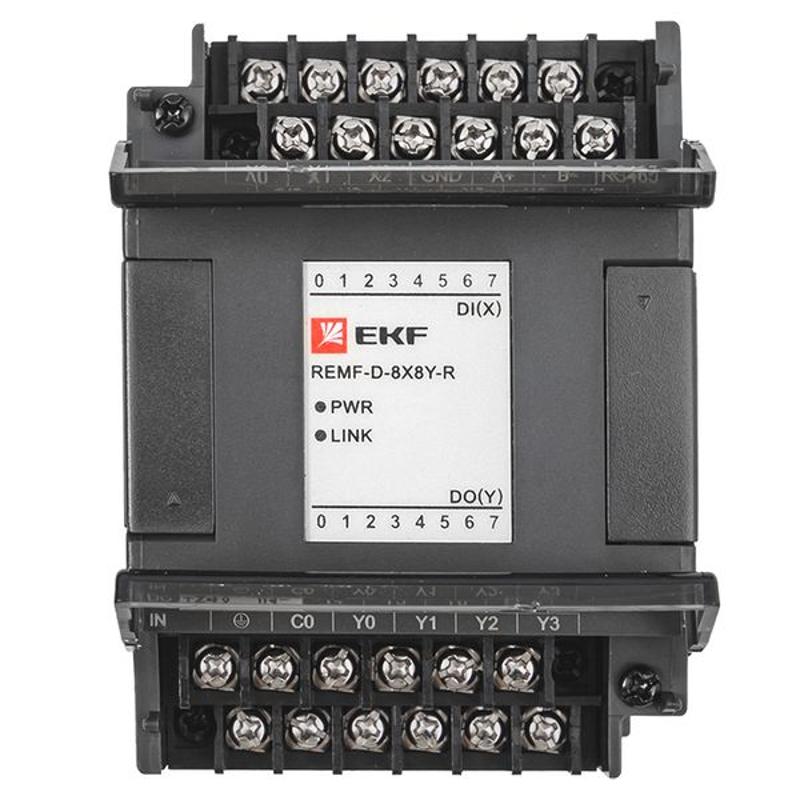 Модуль дискретного в/в REMF 8/8 PRO-Logic | REMF-D-8X8Y-R | EKF — миниатюра 17
