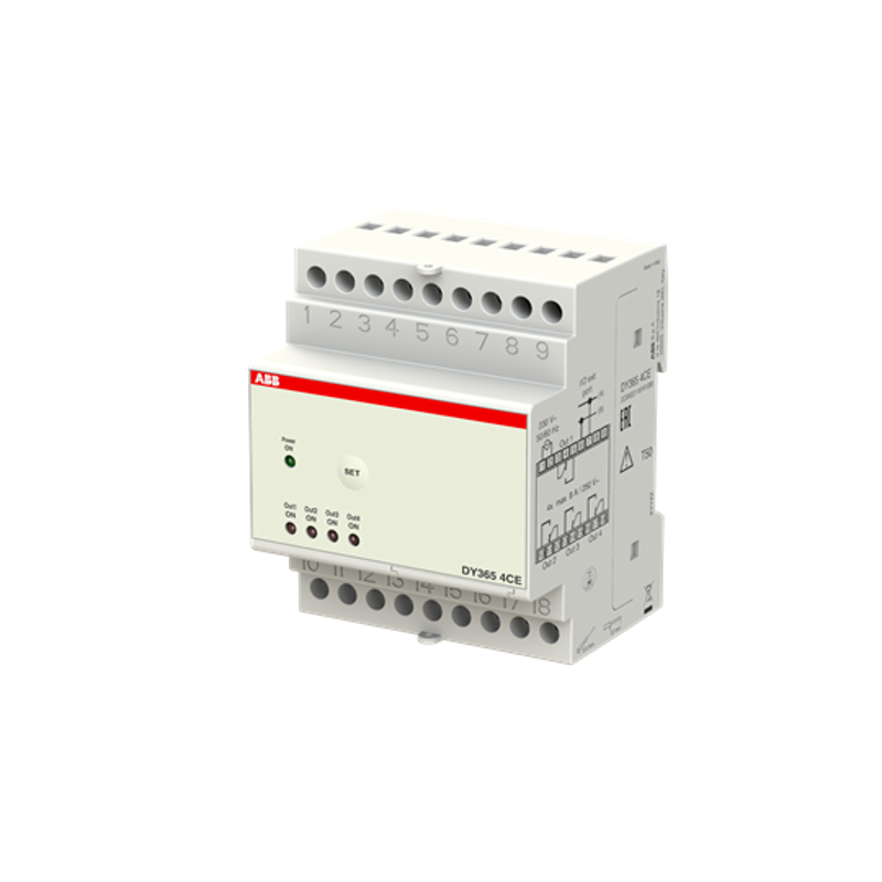 Доп. модуль на 4 канала для год. реле времени DY3654CE | 2CSM221181R1000 | ABB — ABB