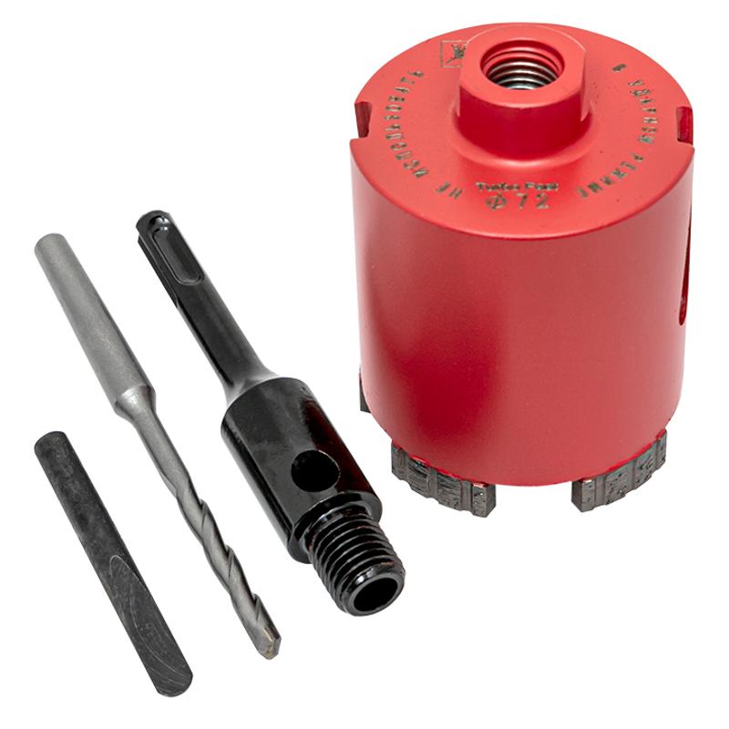 Коронка алмазная Turbo Fast 72 DCH-72TRB Laser M16 EKF Expert | dch-72-trb-m16 | EKF — миниатюра 6