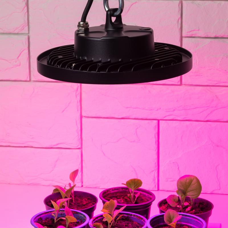 Фитопрожектор для растений светодиодный 50Вт FITO-50W-RB-LED-UFO красно-синего спектра — миниатюра 7