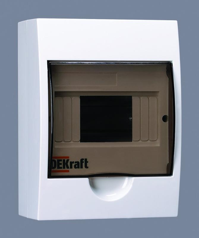 Корпус пластиковый навесной 6 модулей, IP41, ЩРН-П-6 | 31009DEK | DEKraft — DEKraft