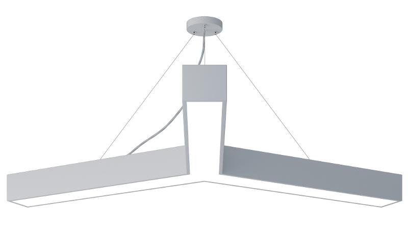 Светильник светодиодный Geometria Igrek SPO-144-W-40K-066 66Вт 4000К 4000Лм IP40 1200*1200*80 белый подвесной | Б0050572 | ЭРА — ЭРА (Энергия света)