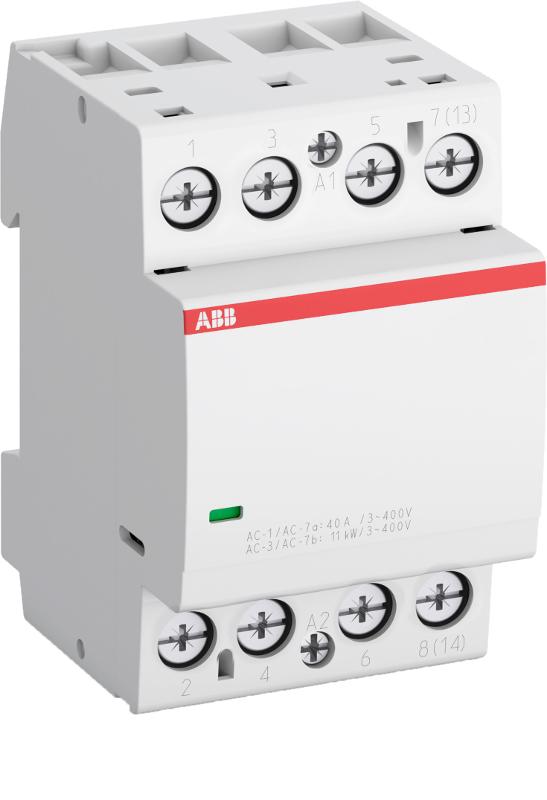 Контактор ESB40-20N-06 модульный (40А АС-1, 2НО), катушка 230В AC/DC | 1SAE341111R0620 | ABB — ABB