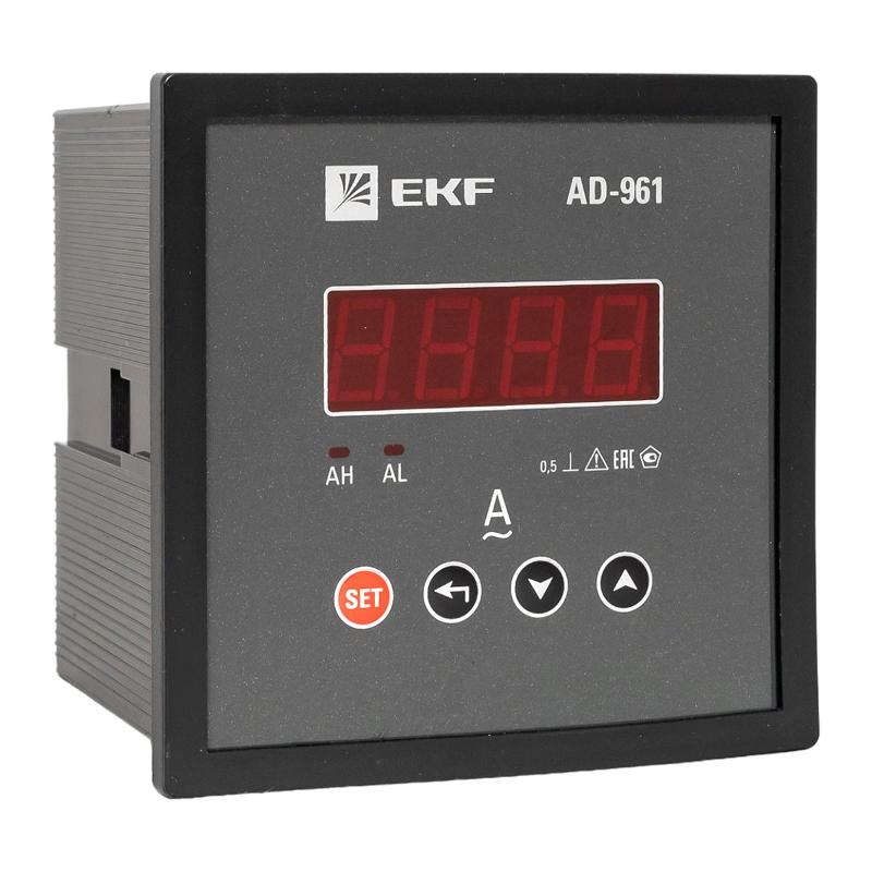 Амперметр AM-D961 цифровой на панель 96х96 однофазный EKF PROxima | ad-961 | EKF — миниатюра 1