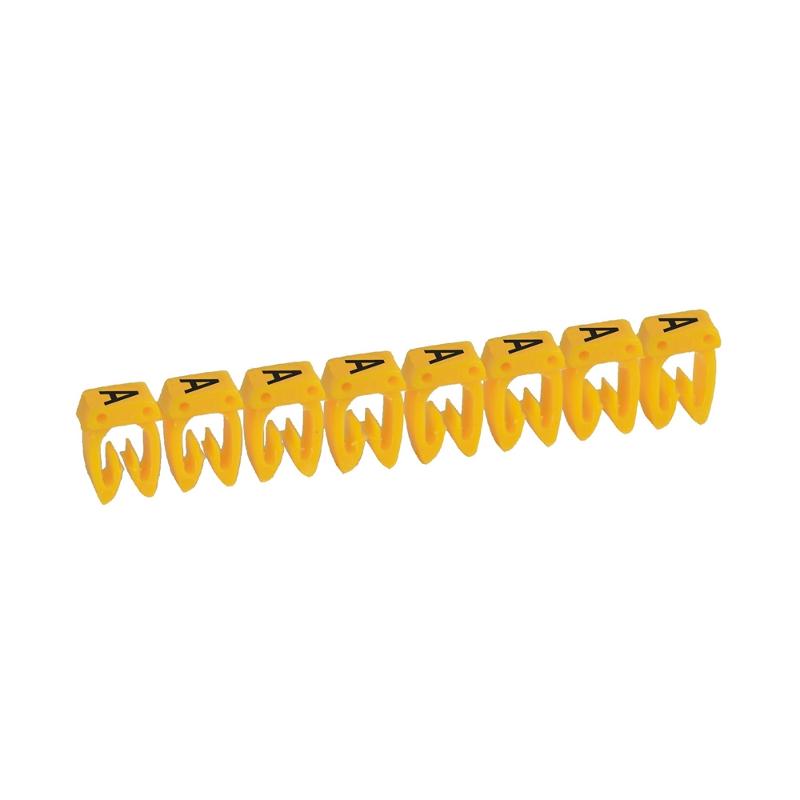 Маркер CAB 3 - для кабеля 4-6 мм² - заглавная буква A | 038360 | Legrand — Legrand