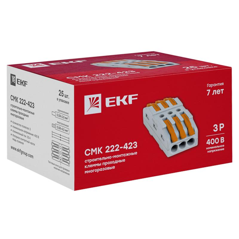 Строительно-монтажная клемма СМК 222-423 | plc-smk-423 | EKF — миниатюра 4