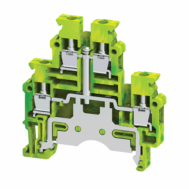 Клемма заземляющая винтовая OptiClip CDLG-4-2L-PE-I-S-(0,2-4)-PEN — фото 1
