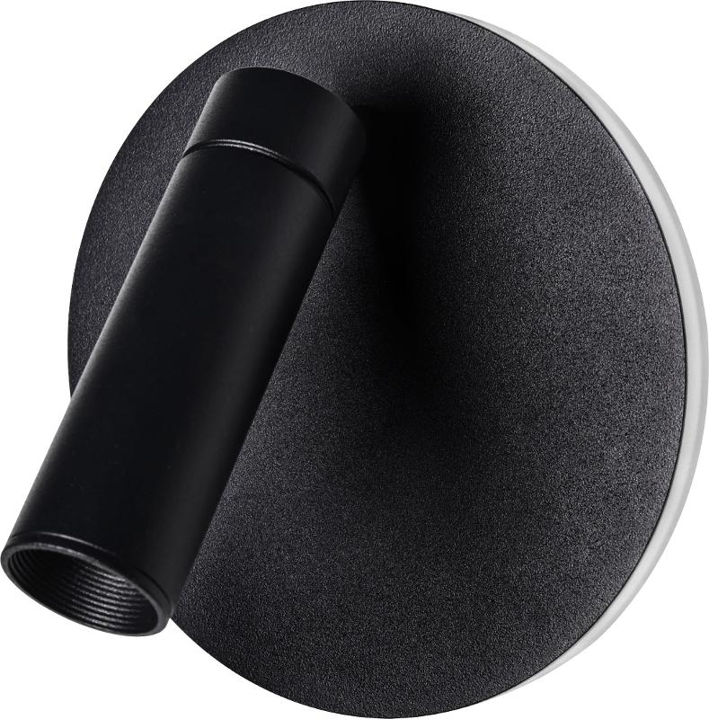 Подсветка декоративная настенная светодиодная  EDGAR WL55 BK для интерьера COB 5Вт/SMD 7Вт 4000К черный IP20  | Б0062917 | ЭРА — миниатюра 4