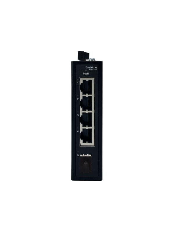 Неуправляемый промышленный коммутатор Ethernet, 4x10/100BaseT, 1x100BaseX SFP | NSETU105T04X01B | SE — миниатюра 2