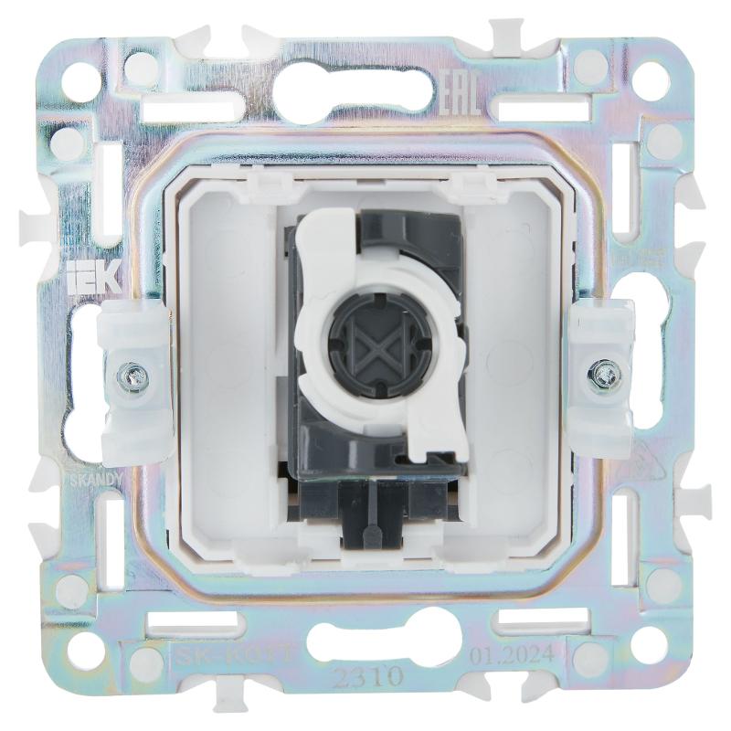 SKANDY Розетка компьютерная RJ45 кат.5E SK-K01T титан | SK-K10-1-K48 | IEK — миниатюра 3