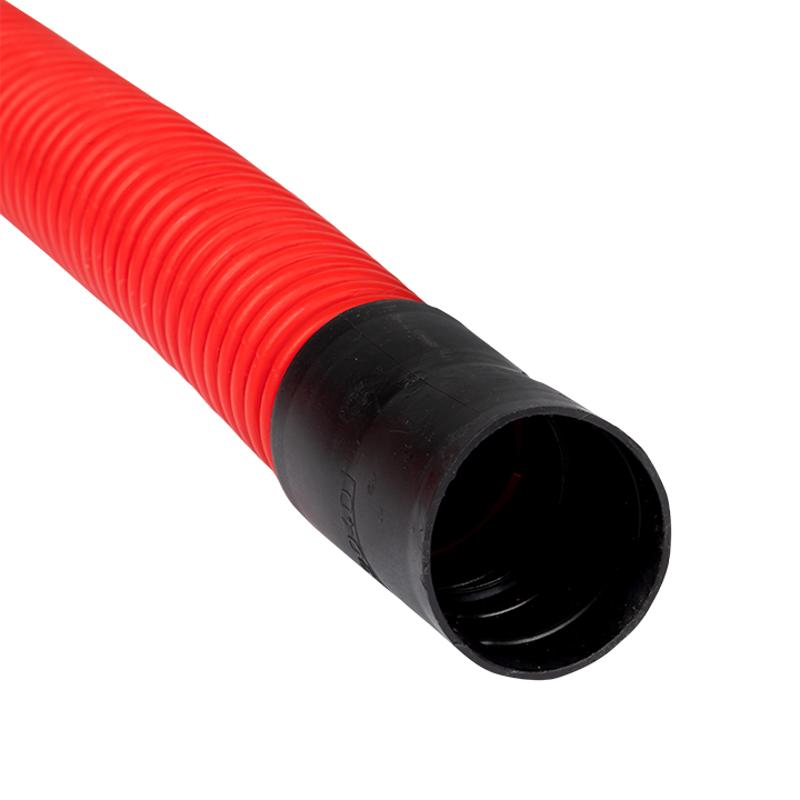 Труба гофрированная двустенная ПНД d 40 с зондом (50 м) красная, EKF |  tg2st-40-50m |  EKF — миниатюра 3