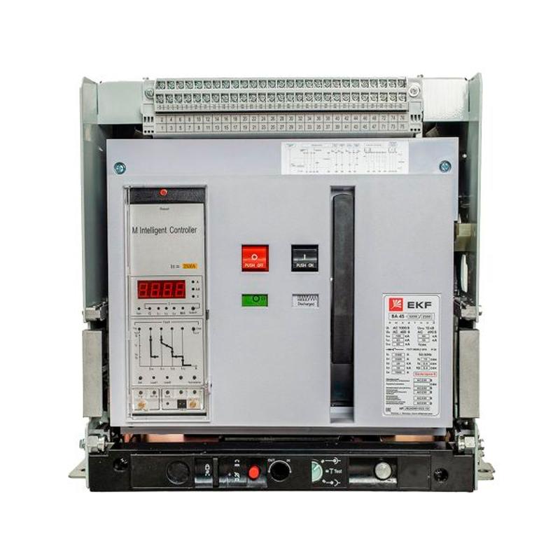 Выключатель автоматический ВА-45 3200/2500А 3P 100кА выкатной EKF PROxima | mccb45-3200-2500v | EKF — миниатюра 2