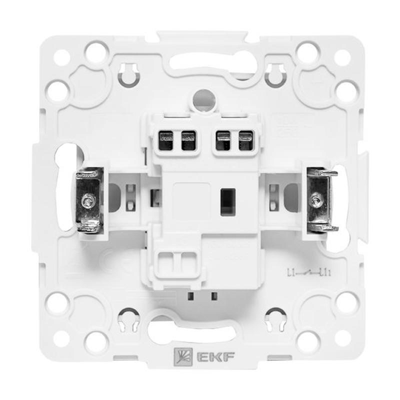 Стокгольм Механизм Выключателя 1-кл. 10А в/к белый EKF PROxima | EYV10-121-20 | EKF — миниатюра 20