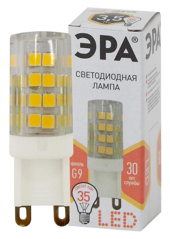 Лампа светодиодная LED 3,5Вт G9 220В 2700К smd JCD капсульная | Б0027861 | ЭРА — ЭРА (Энергия света)
