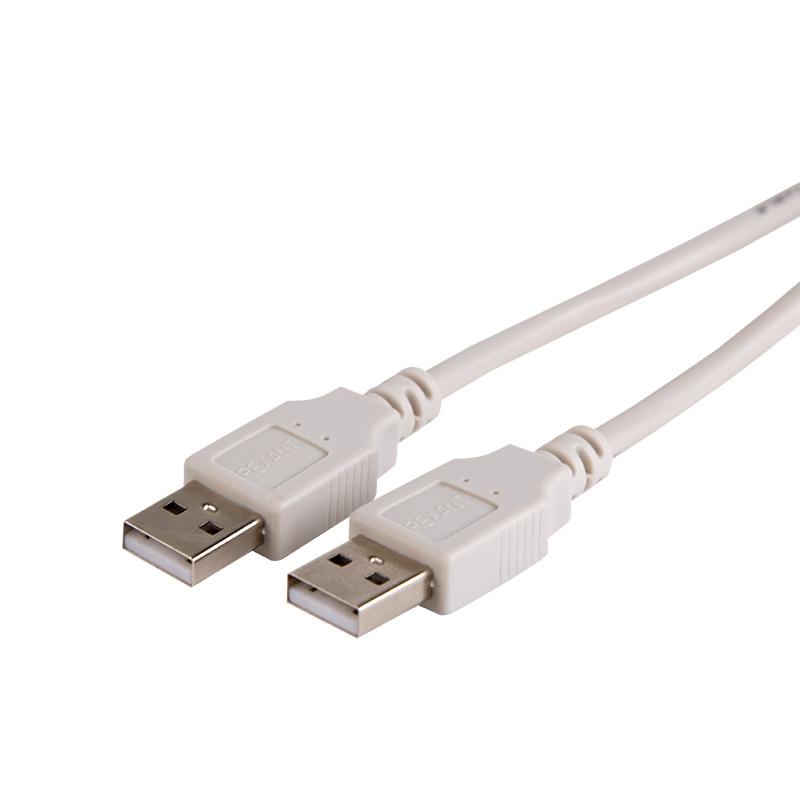 Шнур USB-A (male) штекер - USB-A (male) штекер, длина 1,8 метра (PE пакет) | 18-1144 | REXANT — REXANT