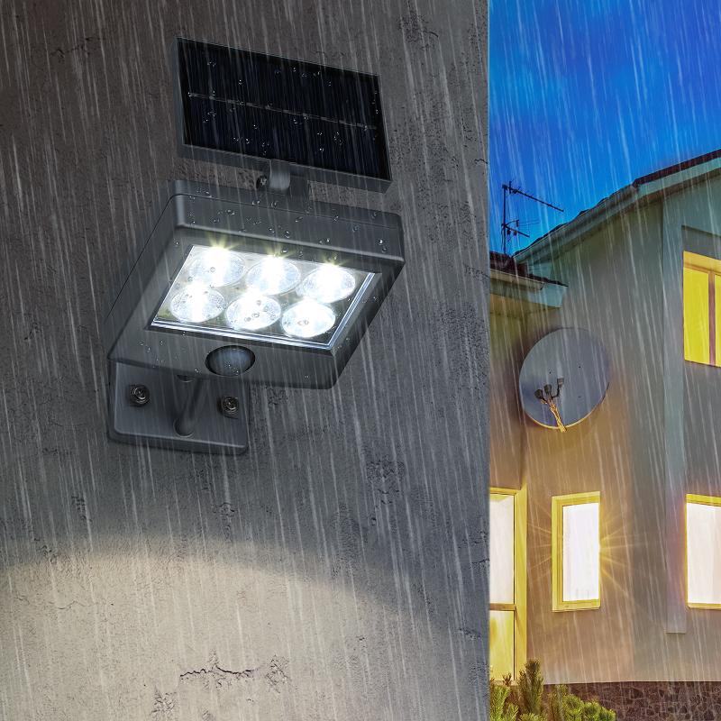 ERAFS048-08 Прожектор с датчиком движения, на солнечной батарее, 6LED, 150 lm | Б0044248 | ЭРА — миниатюра 4