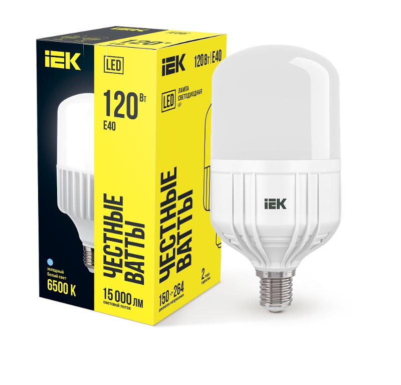 Лампа светодиодная промышленная HP 120Вт 230В 6500К E40 | LLE-HP-120-230-65-E40 | IEK — IEK (ИЭК)