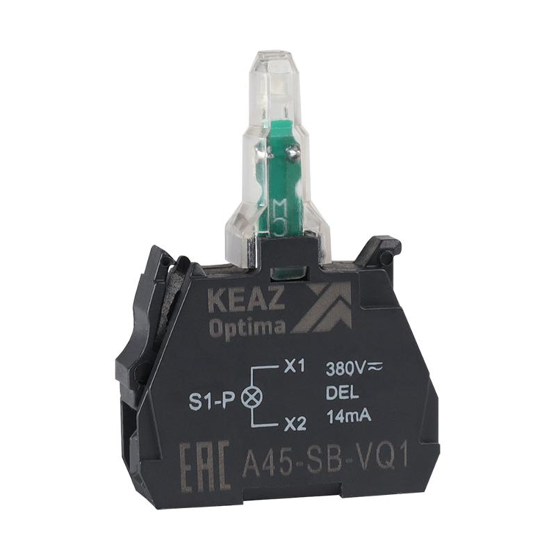 Световой блок OptiSignal D22 A45-SB-VQ1 белый 380 В AC с защитой от наводок ZBVQ1 | 362254 | КЭАЗ — фото 1 | Sento
