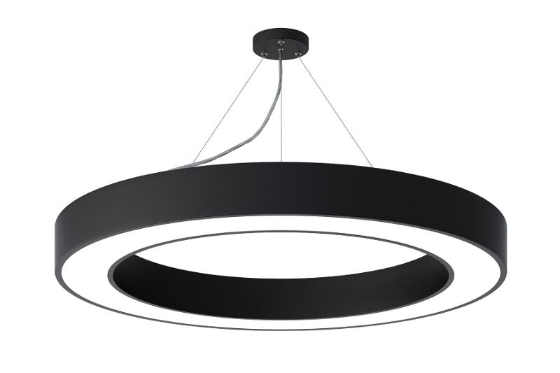 Светильник светодиодный Geometria Ring SPO-134-B-40K-056 56Вт 4000К 4200Лм IP40 800*800*80 черный подвесной | Б0050565 | ЭРА — ЭРА (Энергия света)
