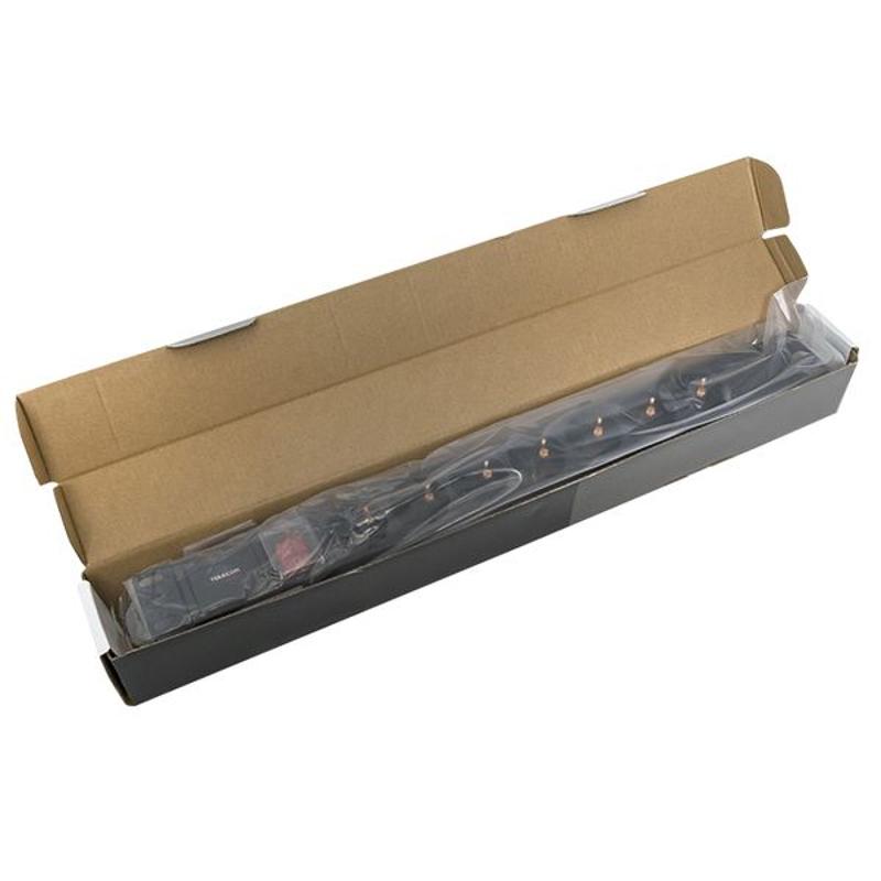Блок розеток PDU TERACOM PRO 19" 1U 10А/250В 7 розеток Schuko с выключателем разъем C14 | TRP-HPD-LS-10A-7SH-C14 | EKF — миниатюра 23