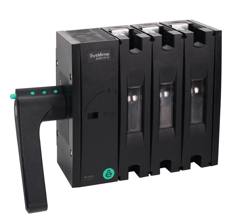 ВЫКЛ-РАЗЪЕДИНИТЕЛЬ SYSTEMEPACT SD160 3P 160A  РУКОЯТКА СЛЕВА СБОКУ_РУКОЯТКА ЗАКАЗЫВАЕТСЯ ОТДЕЛЬНО | SSD01603LS0160 | SE — Systeme Electric