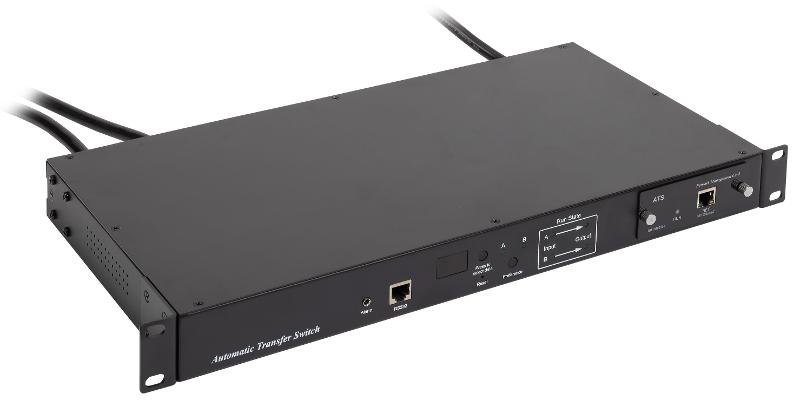 Переключатель авт. ATS 19" 1U 16А без разъемов | ATS-16-1U-0 | ITK — миниатюра 1
