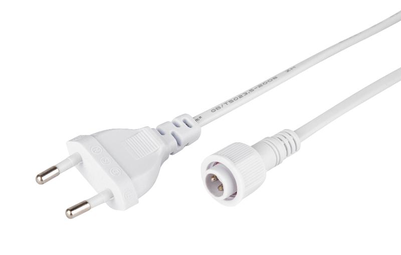 Кабель питания для линейного светильника  Cable-DCWP-2pin(PT2)-M15-plug -2m  | Б0064637 | ЭРА — миниатюра 2
