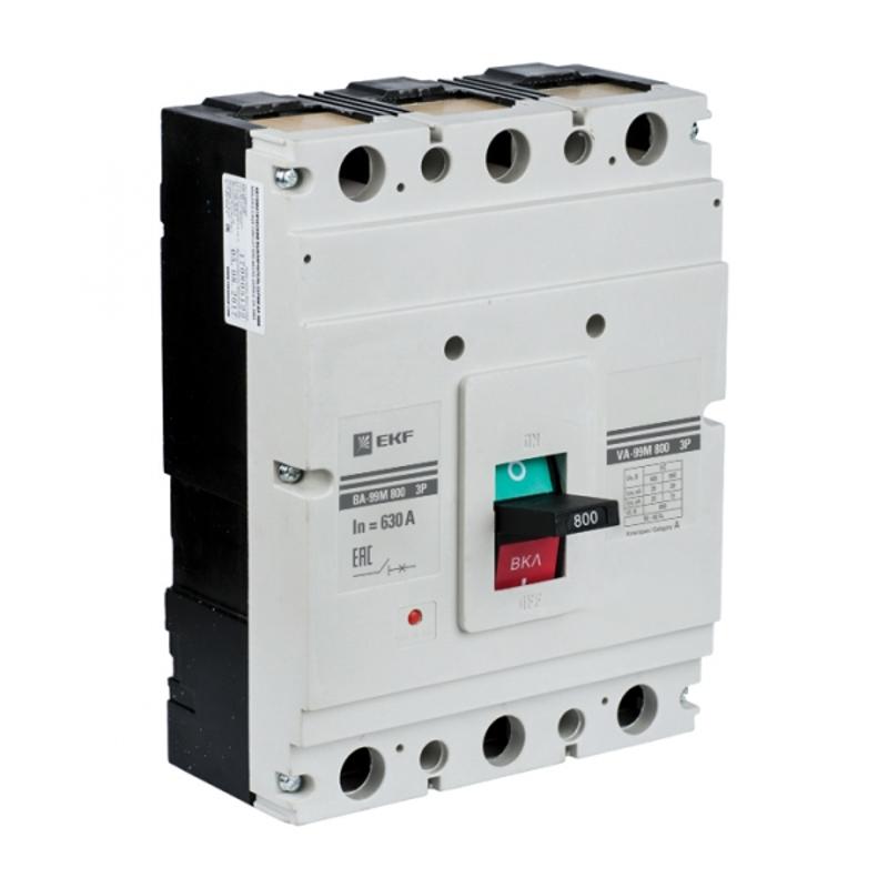 Выключатель автоматический ВА-99М 800/800А 3P 50кА EKF Basic | mccb99-800-800m | EKF — миниатюра 1