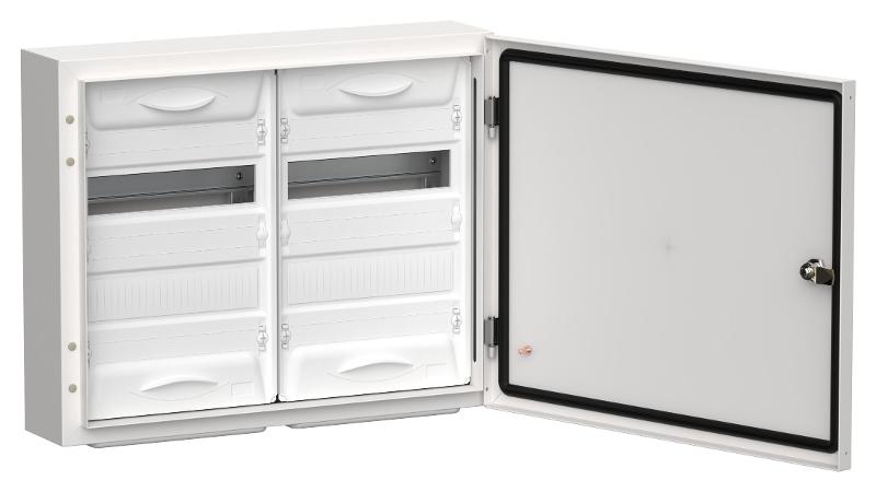 TITAN 5 Корпус металлический ЩРн-48 (2х24) 460х570х140 IP54 белый | TI5-50-N-2X024-54 |  IEK — IEK (ИЭК)