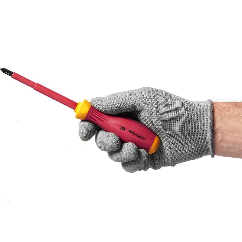 Отвертка диэлектрическая PH2х100 K3 ARMA2L 3 | A2L3-SC30-K3-PH-20-100 | IEK — миниатюра 3