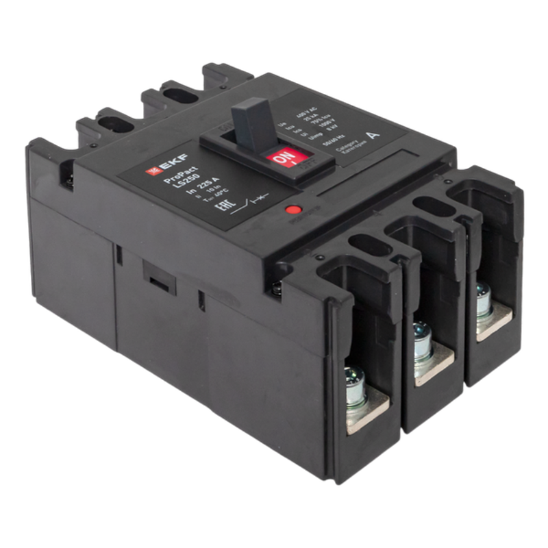 Выключатель автоматический LS250 25кА 3P 225А ProPact | mccb-250-25-3-225-ls | EKF — миниатюра 27