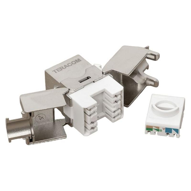 Модуль Keystone TERACOM CS Cat.6A экранированный STP 110 IDC 180 градусов самозажимной (Toolless)|TRCS-KSTN-T180D-6ASTP| EKF — миниатюра 11