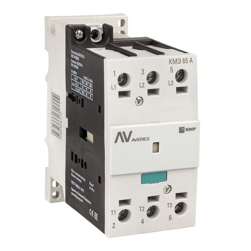 Контактор КМЭ 65А 400В АС EKF AVERES | ctr-s-70-00-400-av | EKF — EKF