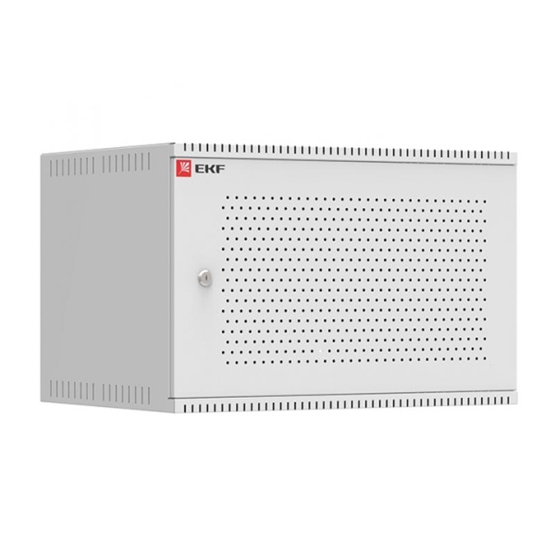 Шкаф телекоммуникационный настенный 6U (600х450) дверь перфорированная, Astra A серия EKF Basic  |  ITB6P450 |  EKF  — EKF