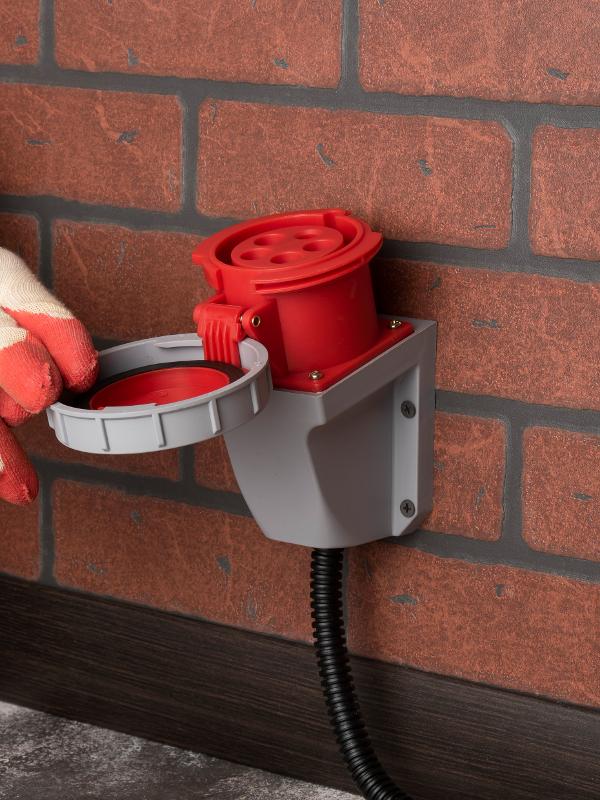 Розетка стационарная наружная 1252 3Р+РЕ+N 32А 380В IP67 EKF PROxima | ps-1252-32-380 | EKF — миниатюра 4